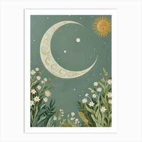 Sun And Moon Art Print