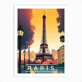 Paris Travel Landscape Art Print