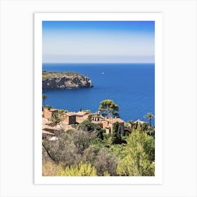 Mallorca Village On The Coast Art Print