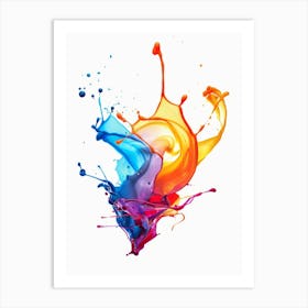 Color Splash Art Print