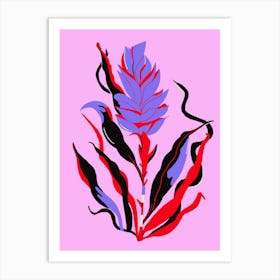 Purple flower Art Print