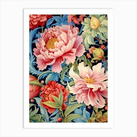 Peonies 123 Art Print