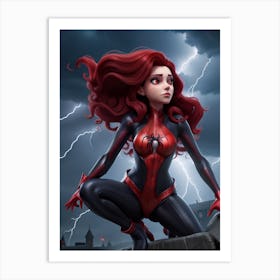 Spider - Woman Art Print