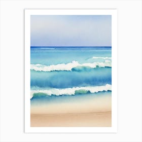 Cable Beach, Australia Watercolour Art Print