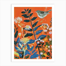 Spring Birds Dipper 2 Art Print