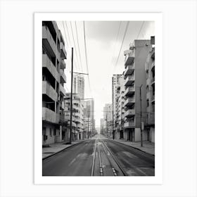 Tel Aviv, Israel, Photography In Black And White 6 Art Print