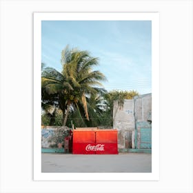 Cola Soda Stand In Mexico Rio Lagartos 2 Art Print