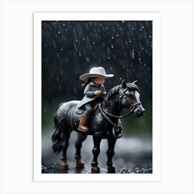 Rainy Day Ride Art Print