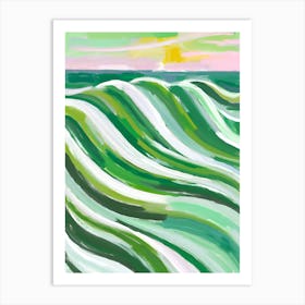 Waves In The Ocean 1 Art Print