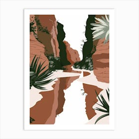 River In The Desert 2 Art Print