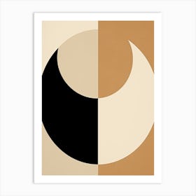 Beige Bauhaus Hallein Horizon Art Print