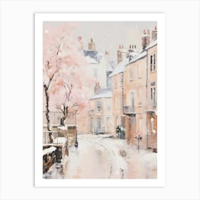 Dreamy Winter Painting Bath United Kingdom 1 Art Print