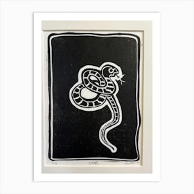 Snake Print Art Print