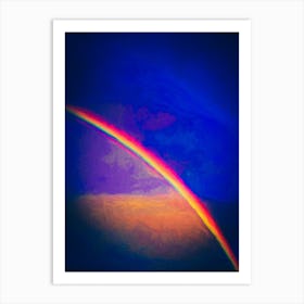 Rainbow Repose Art Print