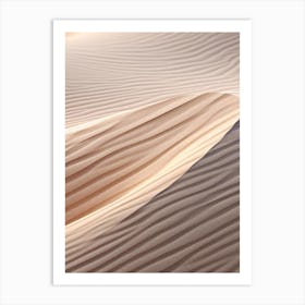 Sand Dunes 3 Art Print
