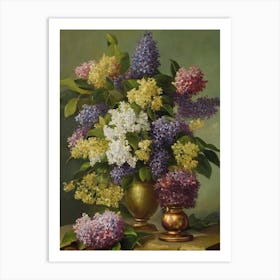 Lilac Painting 3 Flower Art Print