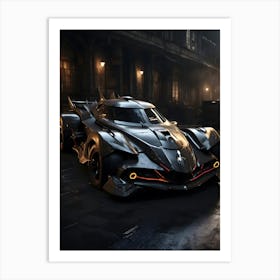 Batman Batmobile 13 Art Print