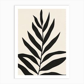 Palm Leaf Art Print