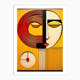 Abstract Illustration Of A Woman And The Cosmos 35 Art Print