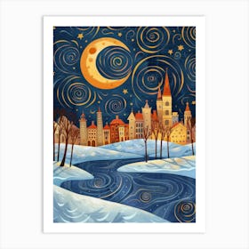 Christmas In The City 2 Art Print