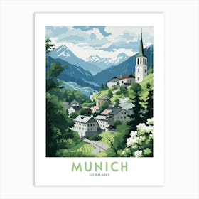 Munich Old Town Art Print