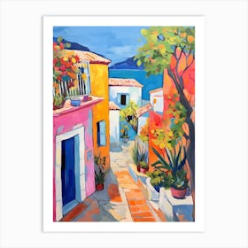 Crete Greece 1 Fauvist Painting Art Print