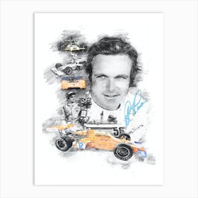 Peter Revson Art Print