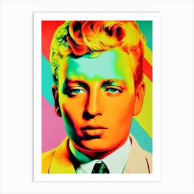 John Newman Colourful Pop Art Art Print