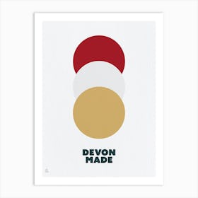 Devon Made, Cream Tea Art Print