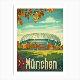 Munich Stadium Art Print