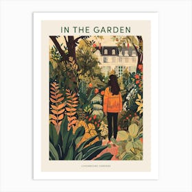 In The Garden Poster Luxembourg Gardens France 2 Art Print