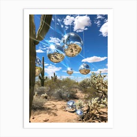 Saguaro Desert Art Print