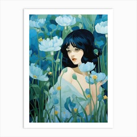 Blue Poppies 8 Art Print