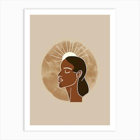 Portrait Of A Woman 246 Art Print