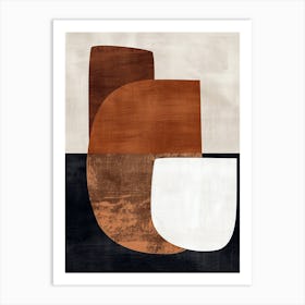 Baie Comeau Stone Park Bauhaus Minimalist Art Print