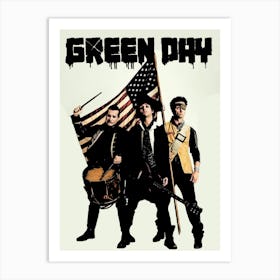 Green Day band music punk 8 Art Print