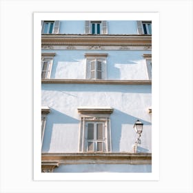 Blue Tones Of Rome 2 Italy Travel Photography Art Print