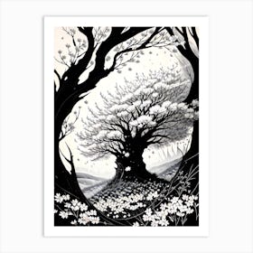 Tree In The Forest Art Print