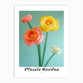 Dreamy Inflatable Flowers Poster Ranunculus 2 Art Print