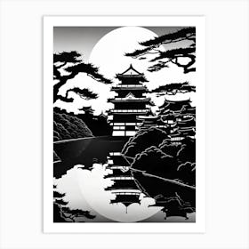 Japanese Landscape Art Art Print