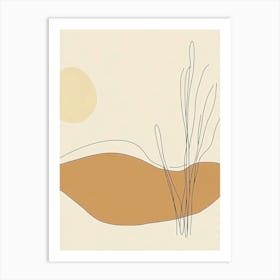 Desert Landscape Art Print