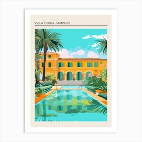 Villa Doria Pamphili Rome Italy Art Print