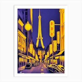 Paris Art Deco 3 Art Print