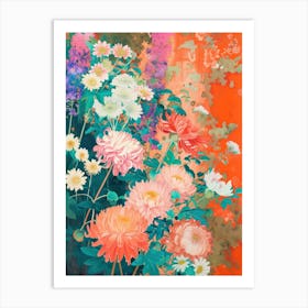Great Japan Hokusai Japanese Flowers 2 Art Print