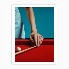 Pool Table 2 Art Print