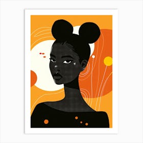 Black Woman 1 Art Print