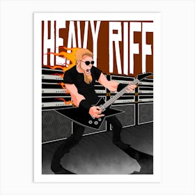 Heavy Riff Art Print