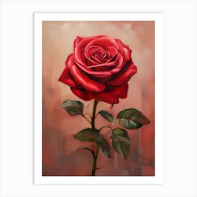 Rose Art 4 Art Print