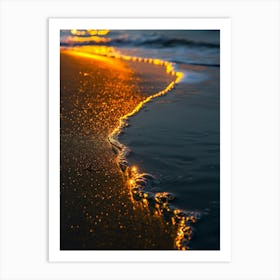 Sunset On The Beach 7 Art Print