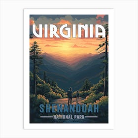 Shenandoah National Park, Virginia Poster Art Print